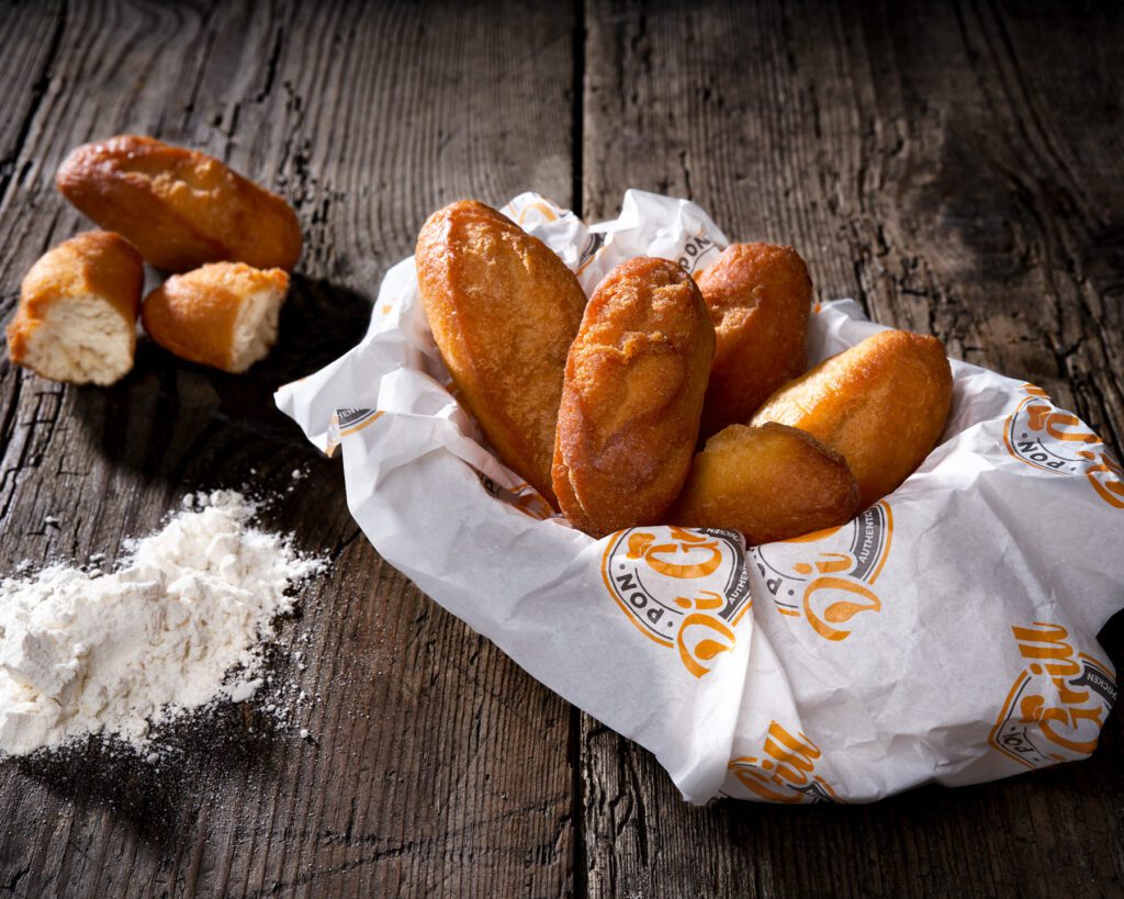 Caribbean festival bread from Pon Di Grill